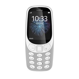 Nokia 3310 Dual 16MB 2.4  2MP LED Flash Feature Phone in Grey colour