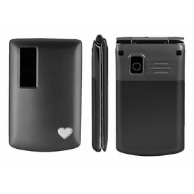 F-FOOK A7 Flip Phone (Black Colour)