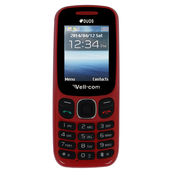 Vellcom 312E Heavy Battery Dual Sim Mobile Phone, red, 7 days return / replacement policy after delivery , generally delivered by 5 working days