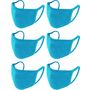 Maplin Washable & Reusable 3 Layer 6 Pcs Mask Set in Blue Colour