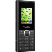 Viaan V181 1.8 inch TFT Screen Display, Dual SIM, GSM+ GSM, 800 mAh Battery mobile phone in black colour, black, 7 days return / replacement policy after delivery , generally delivered by 5 working days