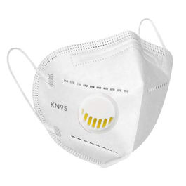 Maplin KN95 Washable & Reusable With Respirator 5 Pcs Set With Meltblown Filter and Respirator Mask in white Colour