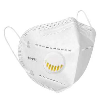 Maplin KN95 Washable & Reusable With Respirator 10 Pcs Set With Meltblown Filter and Respirator Mask in white Colour