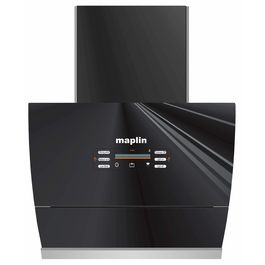 Maplin Voice Control Glass Opening Kitchen Chimney Model VC60 in 60 cm (Black)