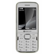 Mercury F37 Heavy Battery Dual Sim Mobile Phone in white colour, white
