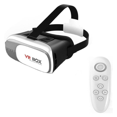 Padraig Virtual Reality (VR BOX) 2.0 Version VR 3D Glasses with Remote (Smart Glasses)