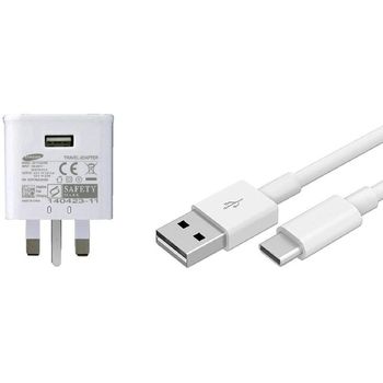 SAMSUNG TYPE C CHARGER AFC 15W,  white