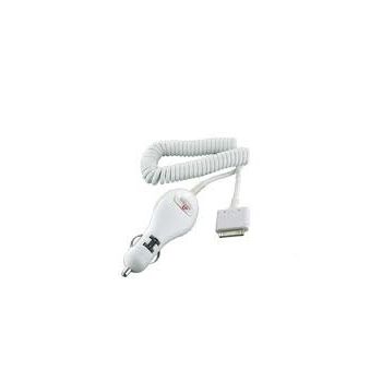 Puro Lightnging 2.1A Car Charger For Ipad/Iphone,  white