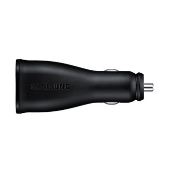 SAMSUNG DUAL MICRO USB FAST CAR CHARGER AFC 15W,  black