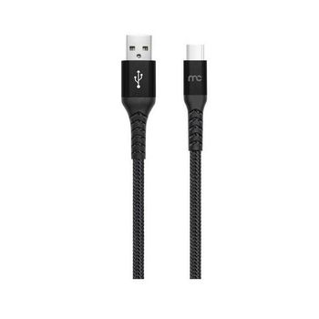 MYCANDY USB A TO TYPE C CHARGE AND SYNC CABLE, 1.8m,  black