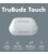 سويتش سماعة تروبودز TRUBUDS TOUCH لاسليكية مع خاصية التحكم باللمس و ميكروفون مزدوج,  White