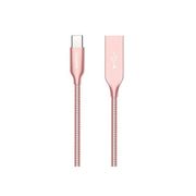 SWITCH PREMIUM METALLIC USB A TO TYPE C CABLE 1.2M ROSE GOLD