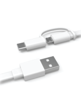 HUAWEI TYPE C PLUS MICRO USB CABLE AP55S WHITE