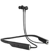 SWITCH NECKBAND BLUETOOTH HEADSET WITH MAGNETIC EARBUDS, FLEXIBLE NECKBAND AND MIC,  black