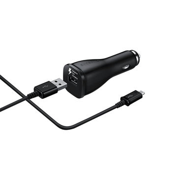 SAMSUNG TYPE C CAR CHARGER AFC 15W,  black
