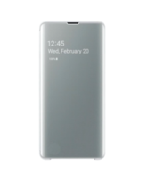 SAMSUNG GALAXY S10 PLUS BACK CASE CLEARVIEW COVER,  white
