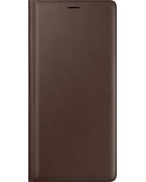 SAMSUNG NOTE 9 LEATHER WALLET COVER BROWN