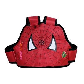 KIDSAFE BELT - Two Wheeler Child Safety Belt - World s 1st, Trusted & Leading (Cool Red Spiderman), red