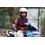 KIDSAFEBELT - Two Wheeler Child Safety Belt - World s 1st, Trusted & Leading (Air Red), red
