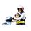 KIDSAFE BELT - Two Wheeler Child Safety Belt - World s 1st, Trusted & Leading (Cool Yellow Eyes), yellow