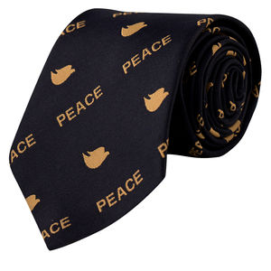 Necktie - Peace - Blue Color