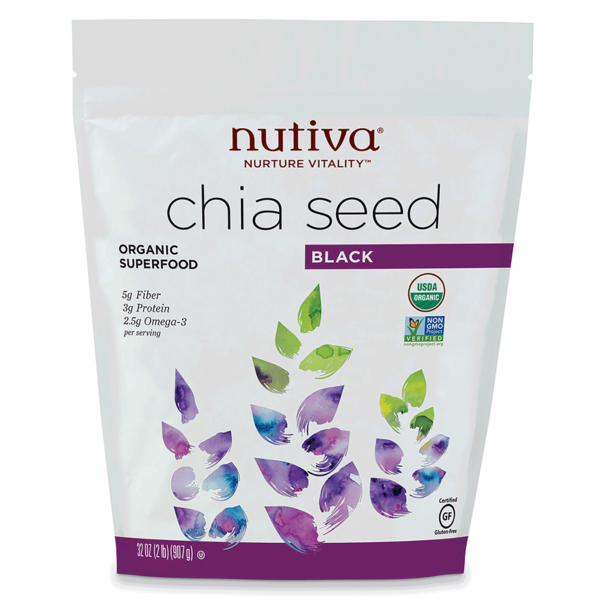 Nutiva® Organic Chia Seed– Black, 32 oz