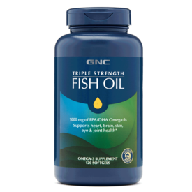 GNC Triple Strength Fish Oil, 30 softgels