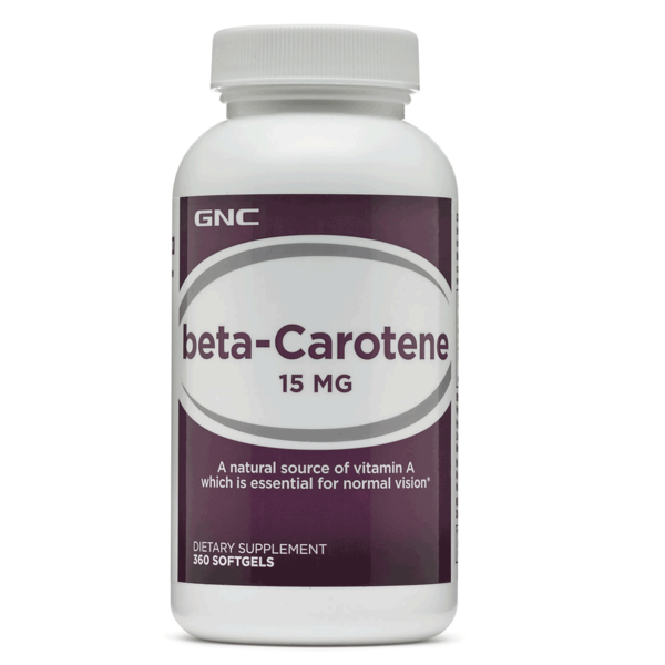 GNC Beta-Carotene 15 mg, 360 softgels