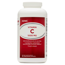GNC Vitamin C 1000 MG, 180 caplets