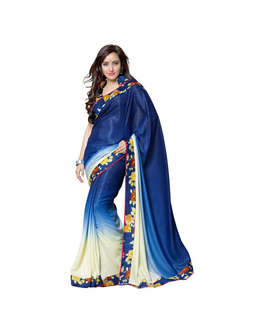 7 Colors Lifestyle Silk jacquard Jacquard Printed Saree - AATSR909VRSI