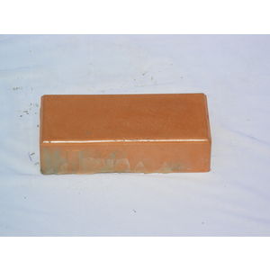 10 X 5 RUBBER MOULD GLOSSY PAVING BLOCK (60MM THICKNESS), orange
