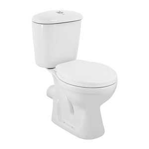ESSCO SANITARYWARE - ECS-WHT-751PN BOWL FOR COUPLE CLOSET WITH NORMAL CLOSING SEAT COVER AND CISTERN WITH CISTERN FITTINGS