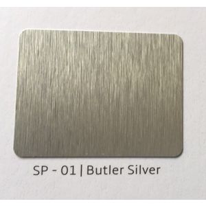 ALUDECOR ACP PANELS (SHEET SIZE 8 ft x 4 ft) - BUTLER SILVER(SP01)