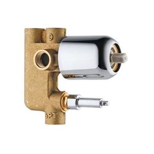 JAQUAR ALLIED PRODUCTS - ALD-193 CONCEALED BODY FOR 3 INLET SINGLE LEVER DIVERTER WITH BUTTON ASSEMBLY, CARTRIDGE SLEEVE BUT WITHOUT EXPOSED PART