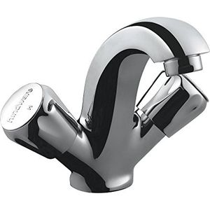 HINDWARE CONTESSA PLUS SERIES - F330014 CENTRE HOLE BASIN MIXER WITHOUT POPUP WASTE SYSTEM