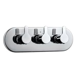 JAQUAR FUSION SERIES QUARTER TURN - FUS-29427 CONCEALED 4 WAY DIVERTOR SET WITH HOT AND COLD CONCEALED STOP COCK WITH BUILT IN NON RETURN VALVES