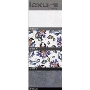 LEXUS 300 X 600 DIGITAL GLOSSY WALL TILES - 6210, light