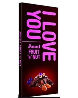 Amul Fruit n Nut chocolate 40x150g-ILU