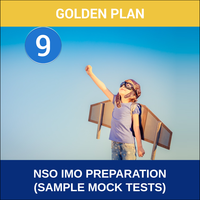 Class 9- NSO IMO Preparation ( Sample Mock Tests), gold plan