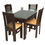 ADELLA– WOODEN DINING SET ( 1+ 4), six seater