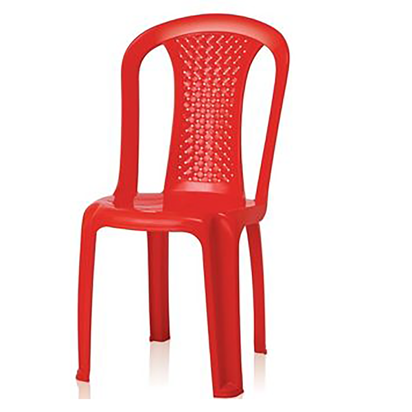 CHAIR 4002– PLASTIC CHAIR, red