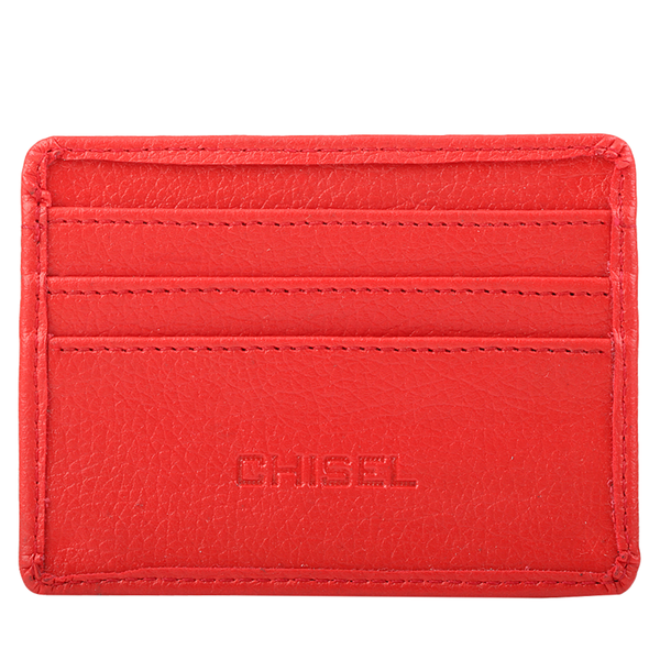 Chisel Red Leather Wallet