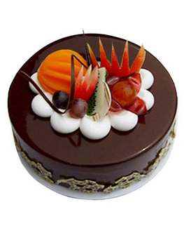 Fruit Chocolate Cake, 500 gm