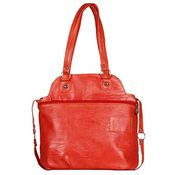Rissachi Women Artificial Leather Shoulder And Handheld Bag (RB062), orange