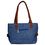 Rissachi Women Artificial Leather Handheld Bag (RB096), blue and brown
