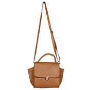 Rissachi Women Artificial Leather Shoulder And Handheld Bag (RB028), brown