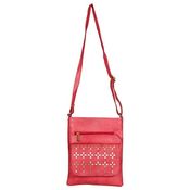 Rissachi Women Artificial Leather Shoulder And Handheld Bag (RB021), pink
