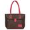 Rissachi Women Artificial Leather Handheld Bag (RB011), brown and pink