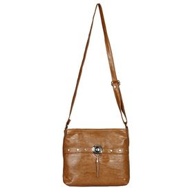 Rissachi Women Artificial Leather Shoulder Bag (RB007), brown