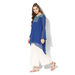 Global Desi Embroidered Polyester Tunic, xxl,  blue